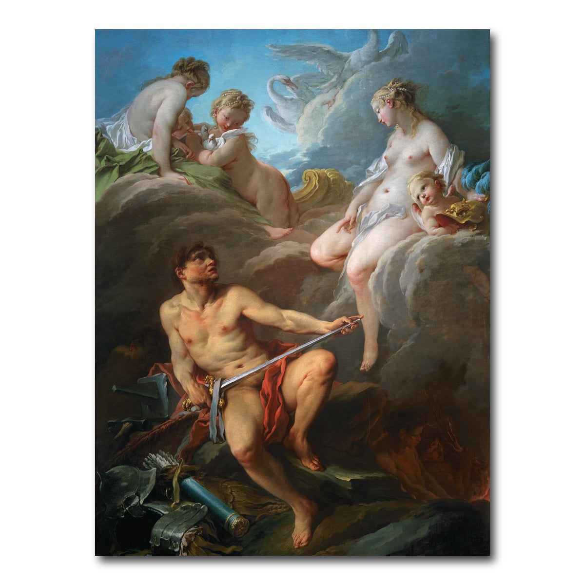 AUTO-MOCKUP WHITE | Boucher Venus | 1 Piece | Gallery Wrap Canvas | group=3x4