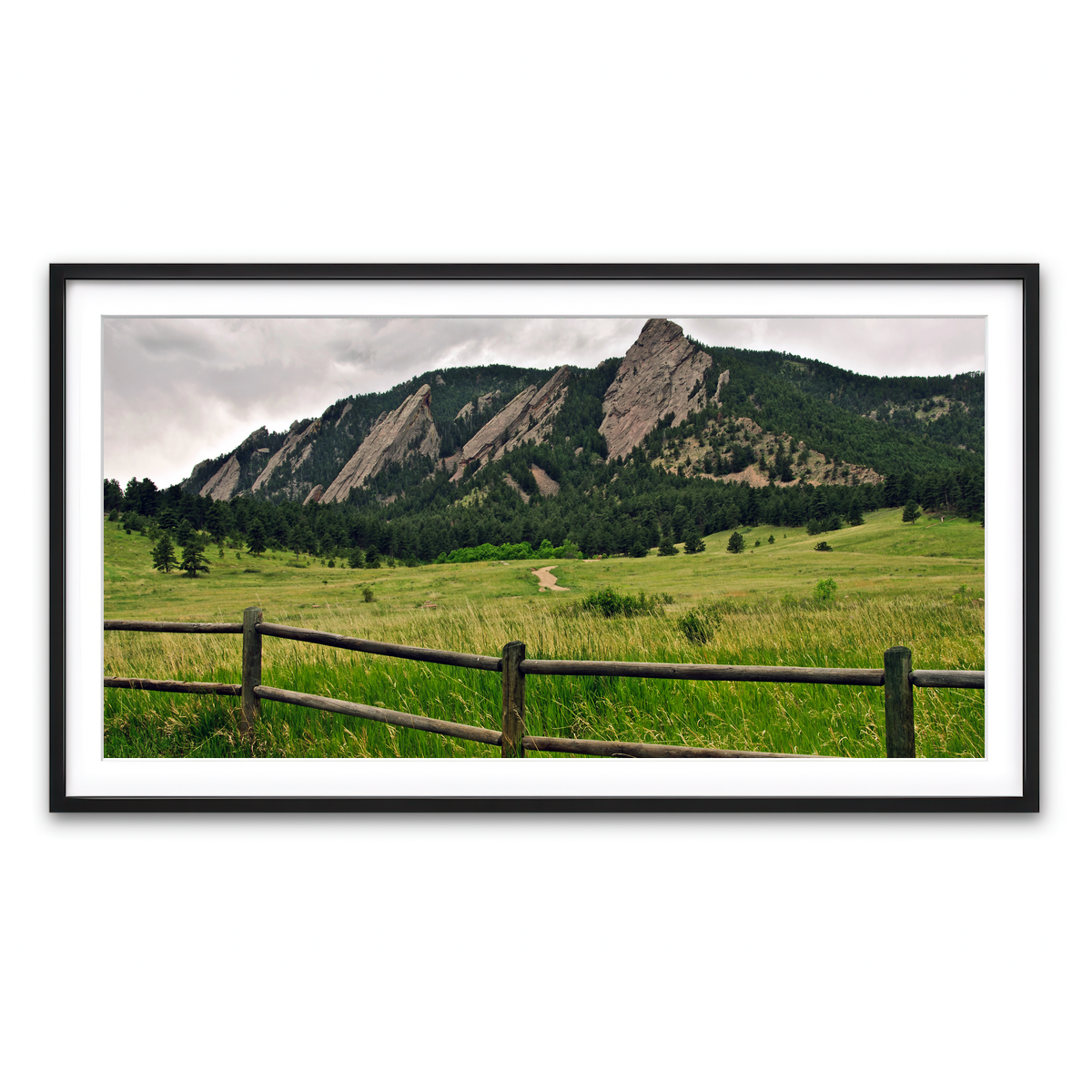 Framed Print 2x1 Black
