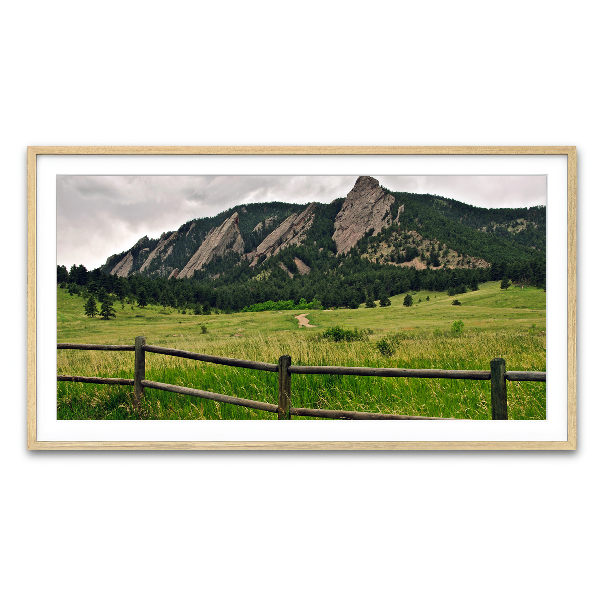 Framed Print 2x1 Natural