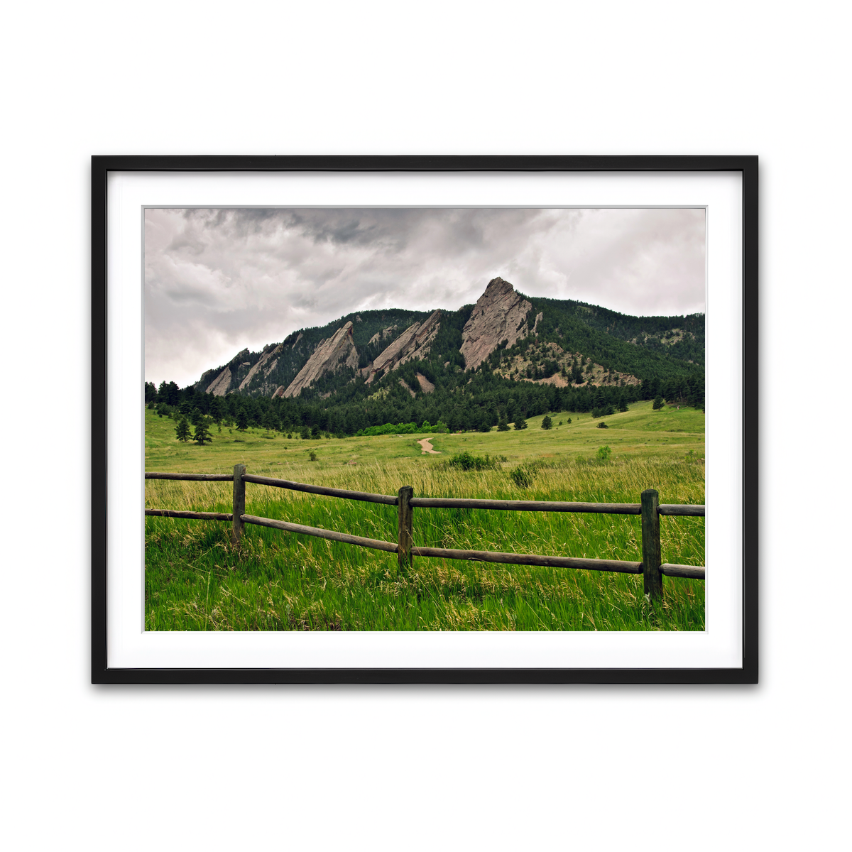 Framed Print 4x3 Black