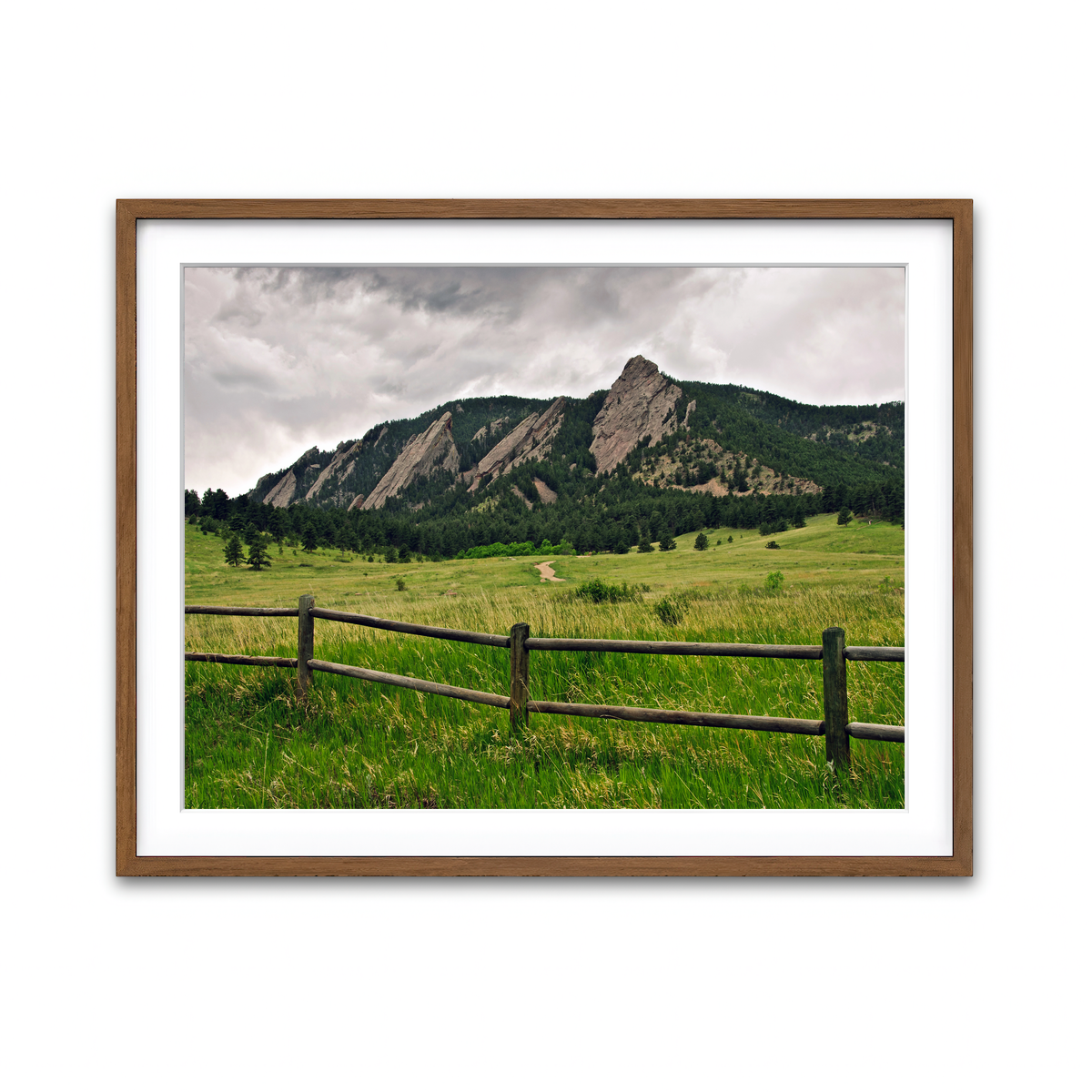 Framed Print 4x3 Walnut