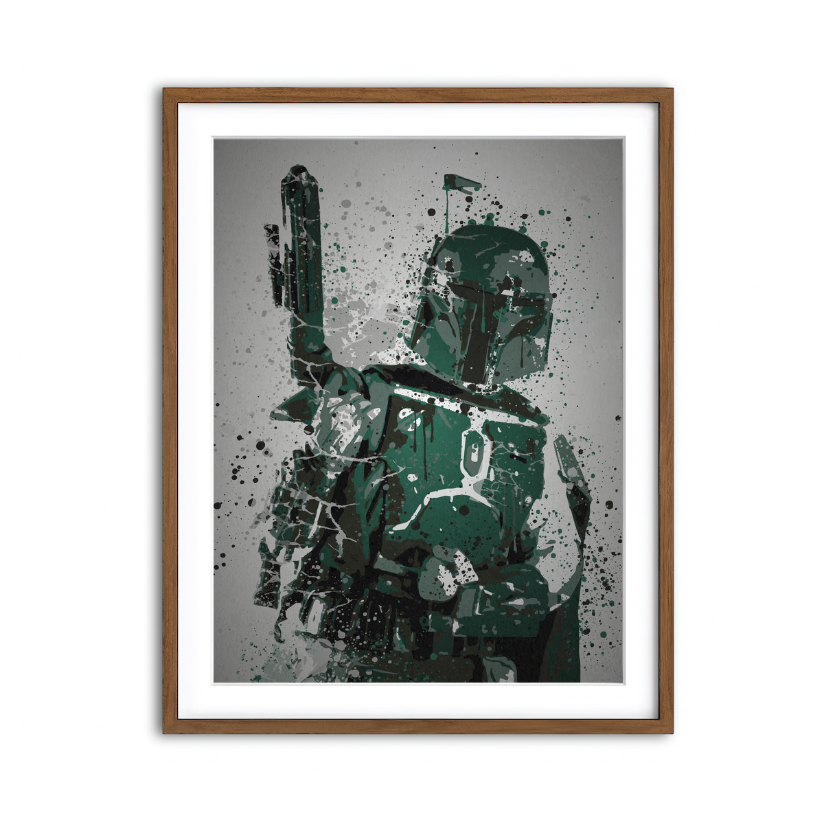 Framed Print 3x4 Walnut