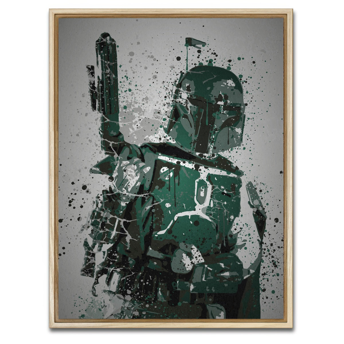 AUTO-MOCKUP WHITE | Bounty Hunter | 1 Piece | Natural Framed Canvas | group=3x4