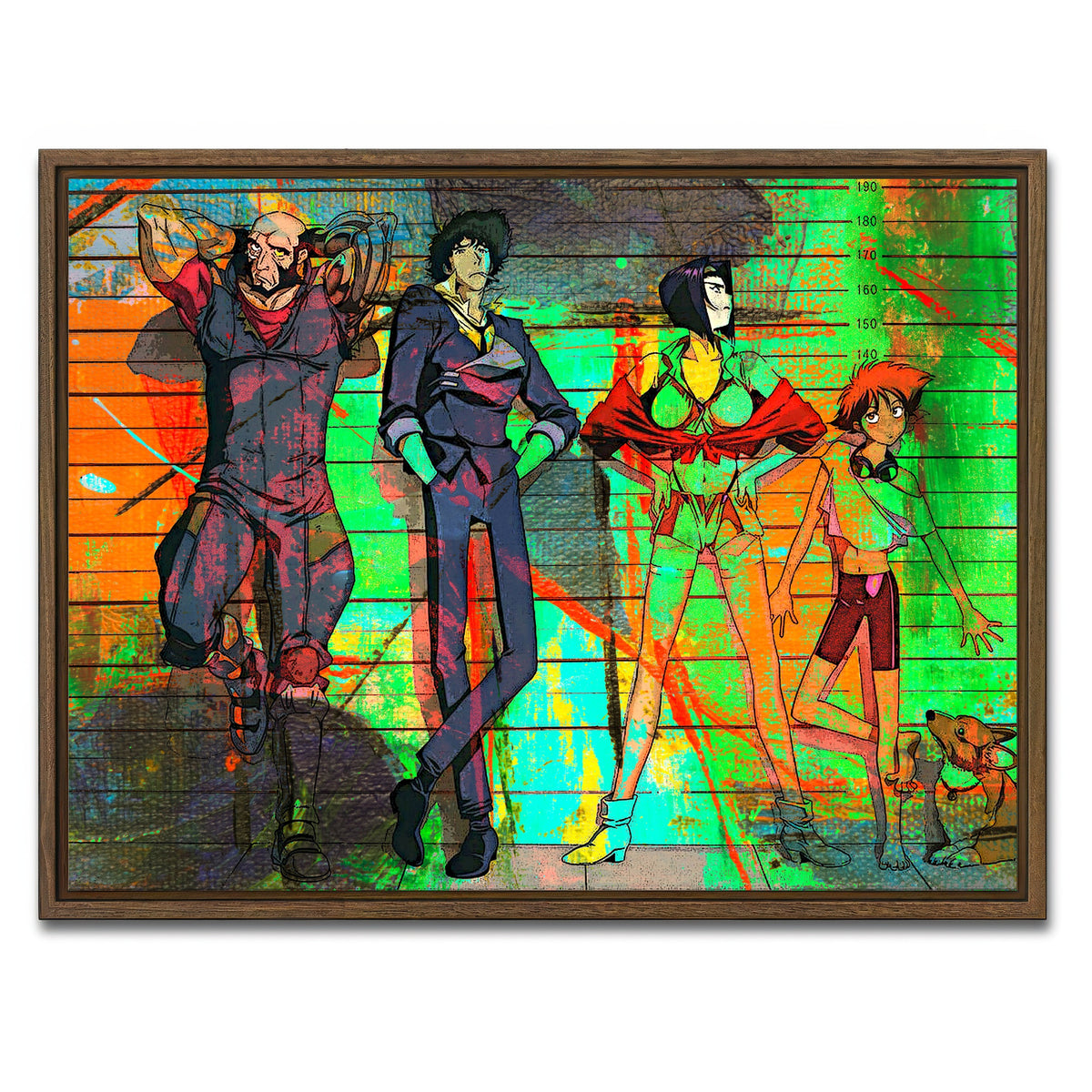 AUTO-MOCKUP WHITE | Bounty Hunters | 1 Piece | Walnut Framed Canvas | group=4x3