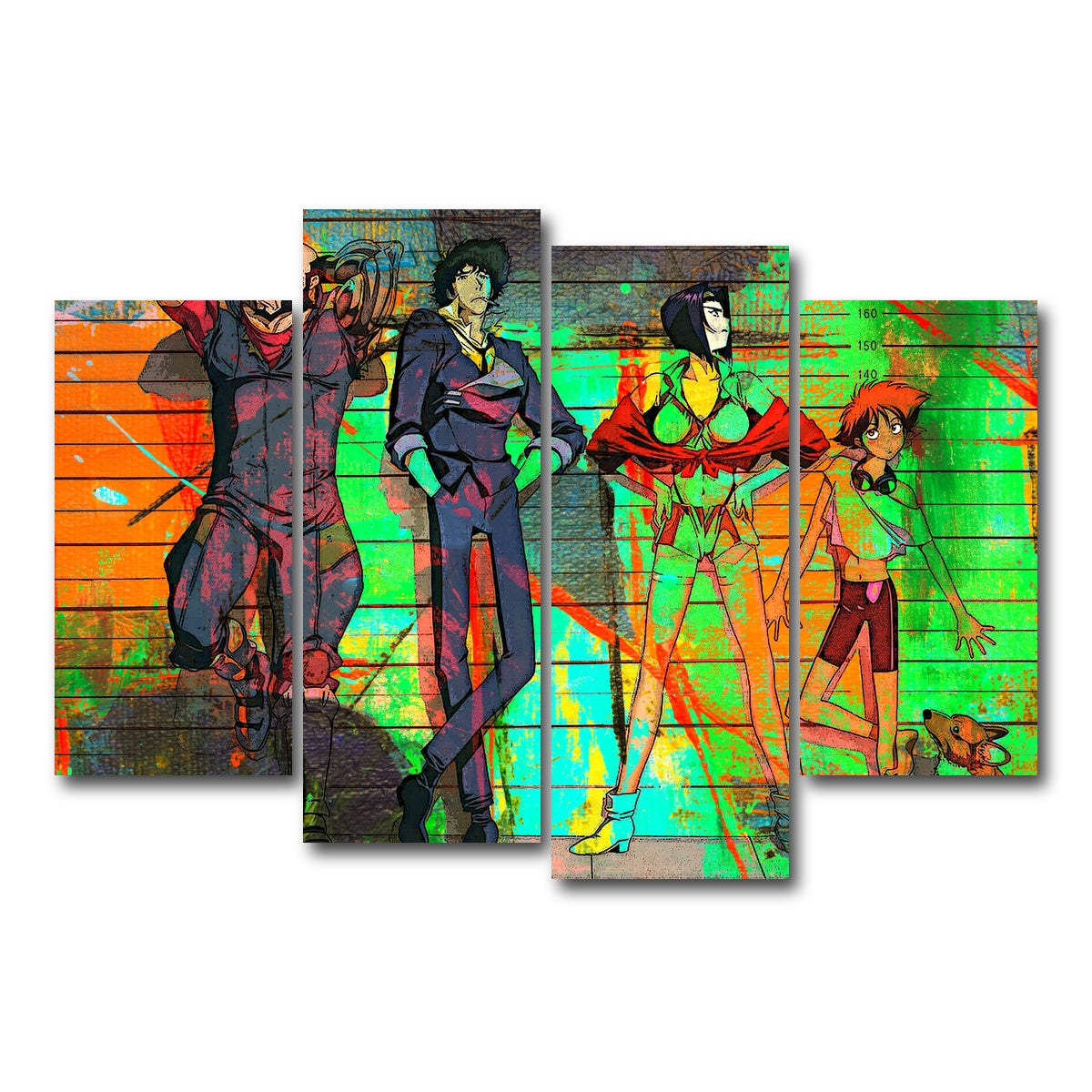 AUTO-MOCKUP WHITE | Bounty Hunters | 4 Piece | Gallery Wrap Canvas | group=4_short