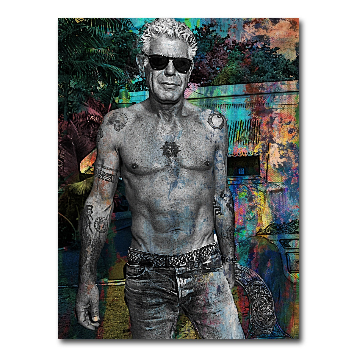 AUTO-MOCKUP WHITE | Bourdain Ripped | 1 Piece | Gallery Wrap Canvas | group=3x4