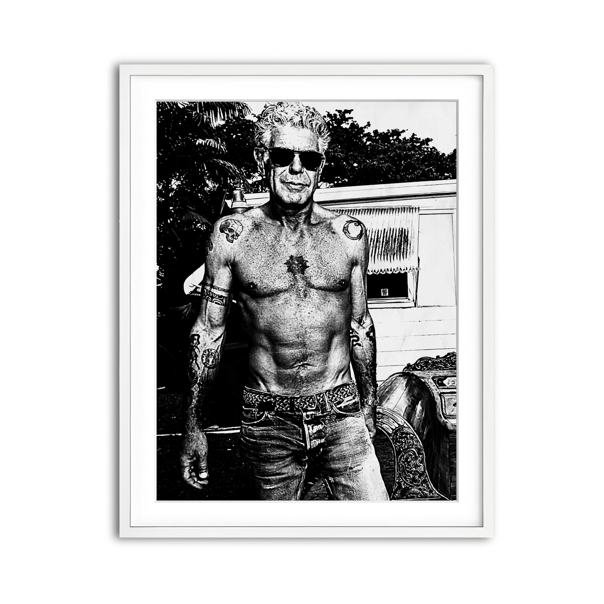 Framed Print 3x4 White