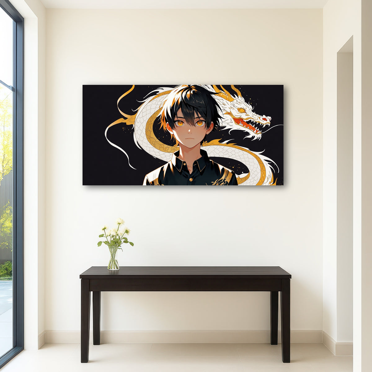 AUTO-MOCKUP ROOM | Boy with Dragon
