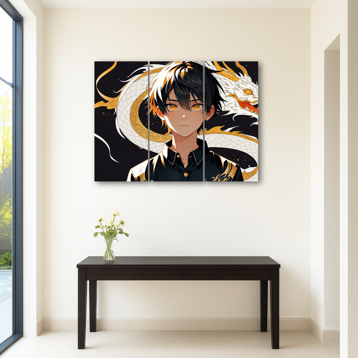 AUTO-MOCKUP ROOM | Boy with Dragon