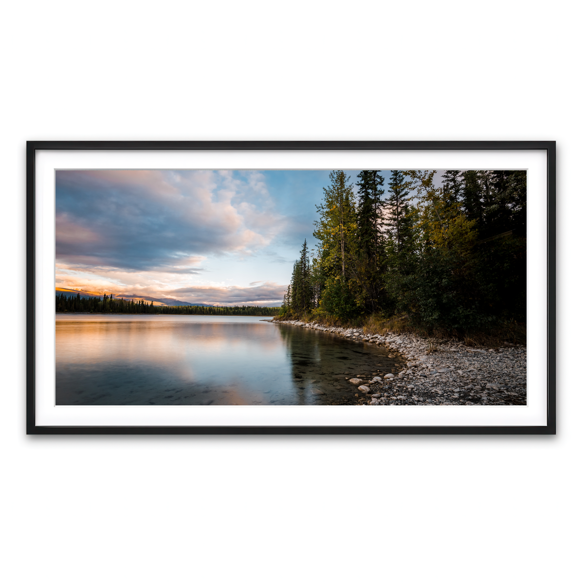 Framed Print 2x1 Black
