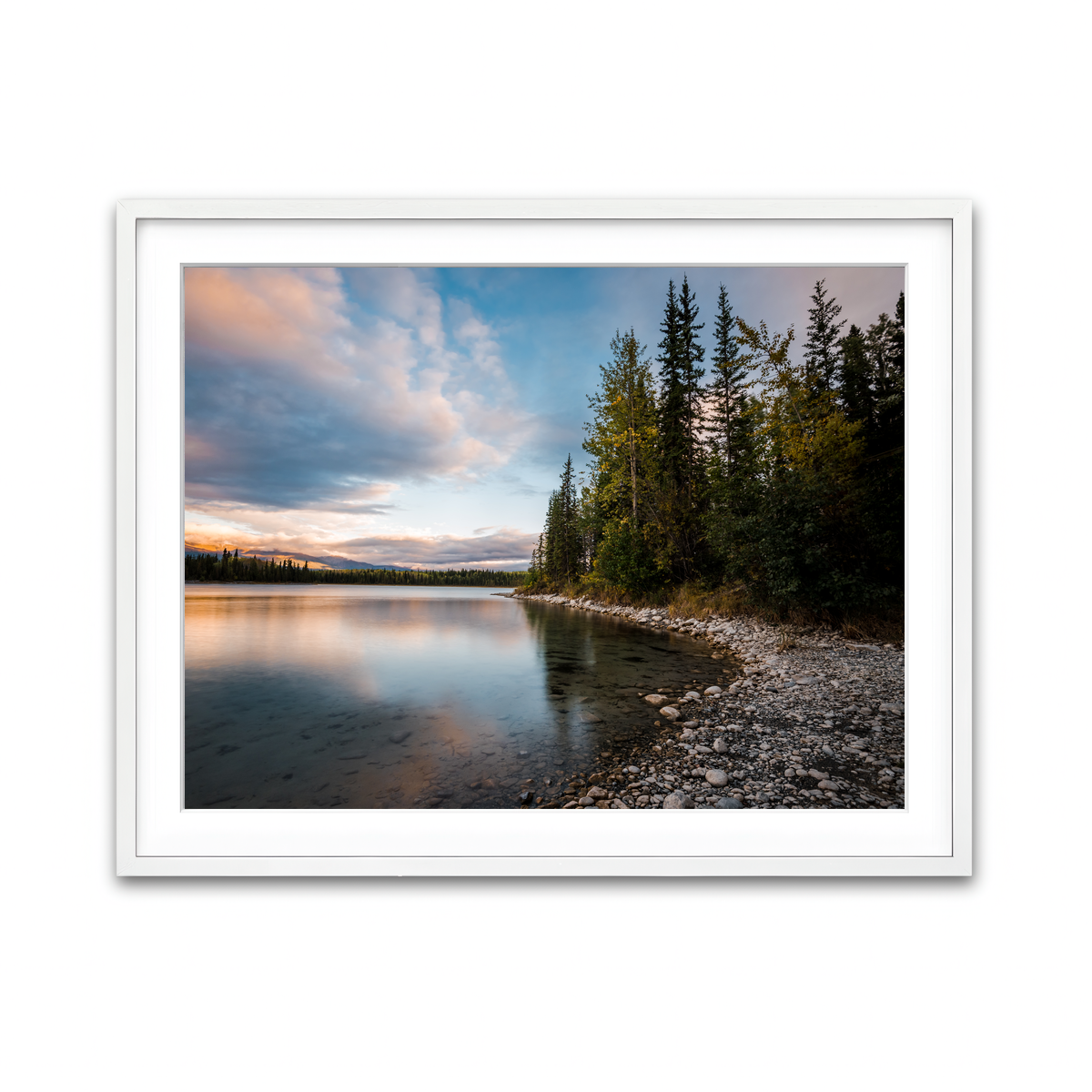 Framed Print 4x3 White