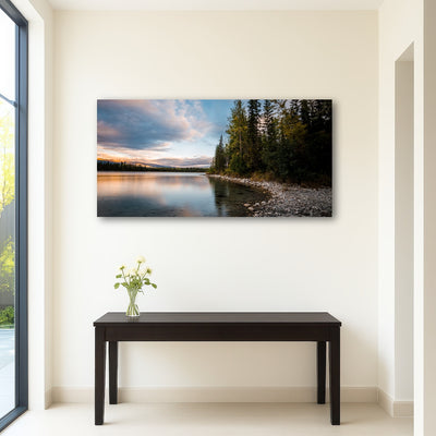 AUTO-MOCKUP ROOM | Boya Lake Sunset