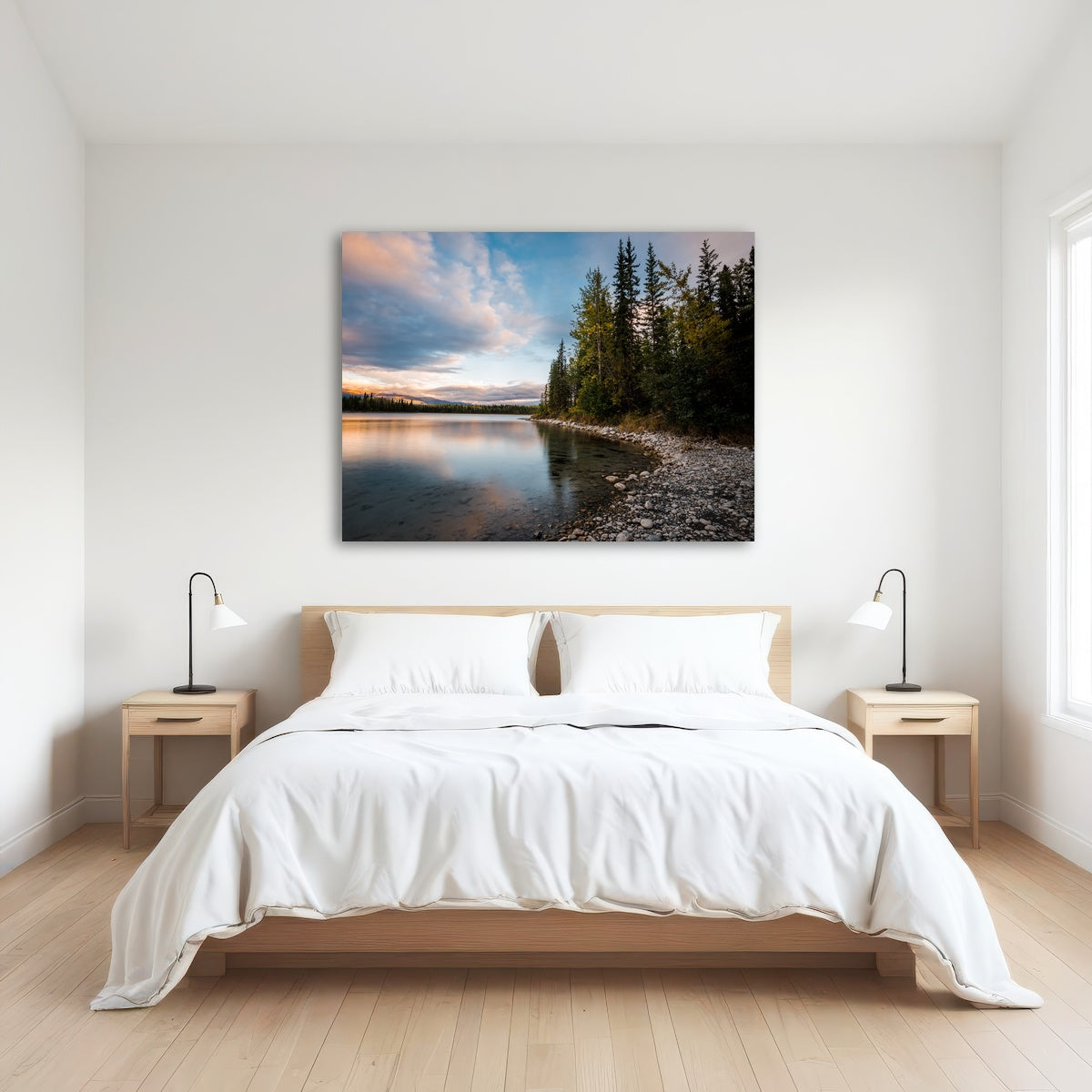AUTO-MOCKUP ROOM | Boya Lake Sunset