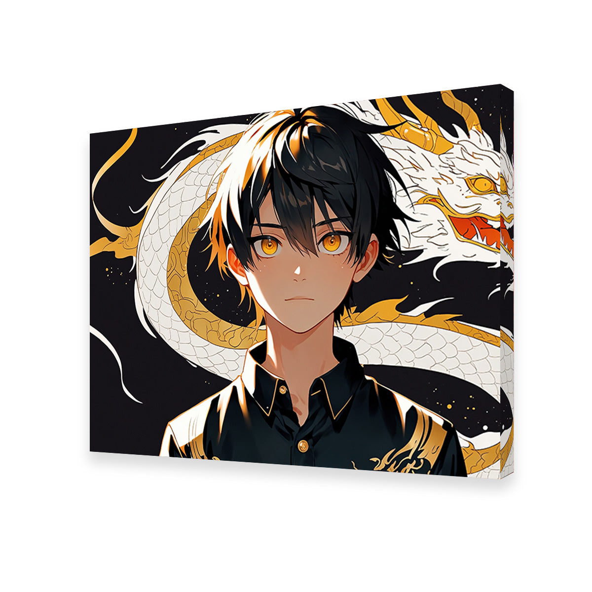 Boy with Dragon Wall Art