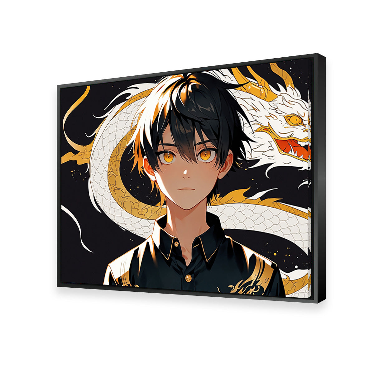 Boy with Dragon Wall Art