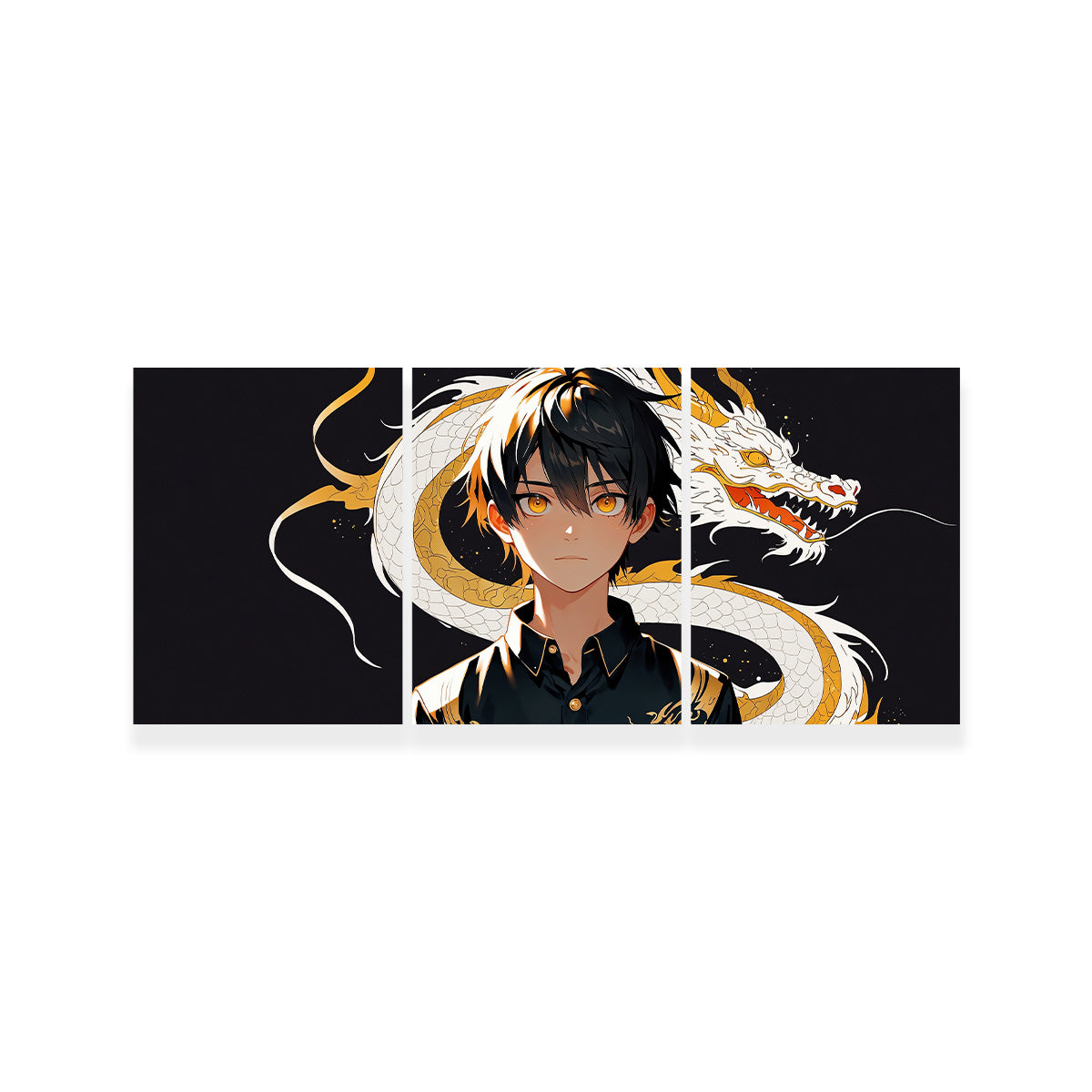 Boy with Dragon Wall Art