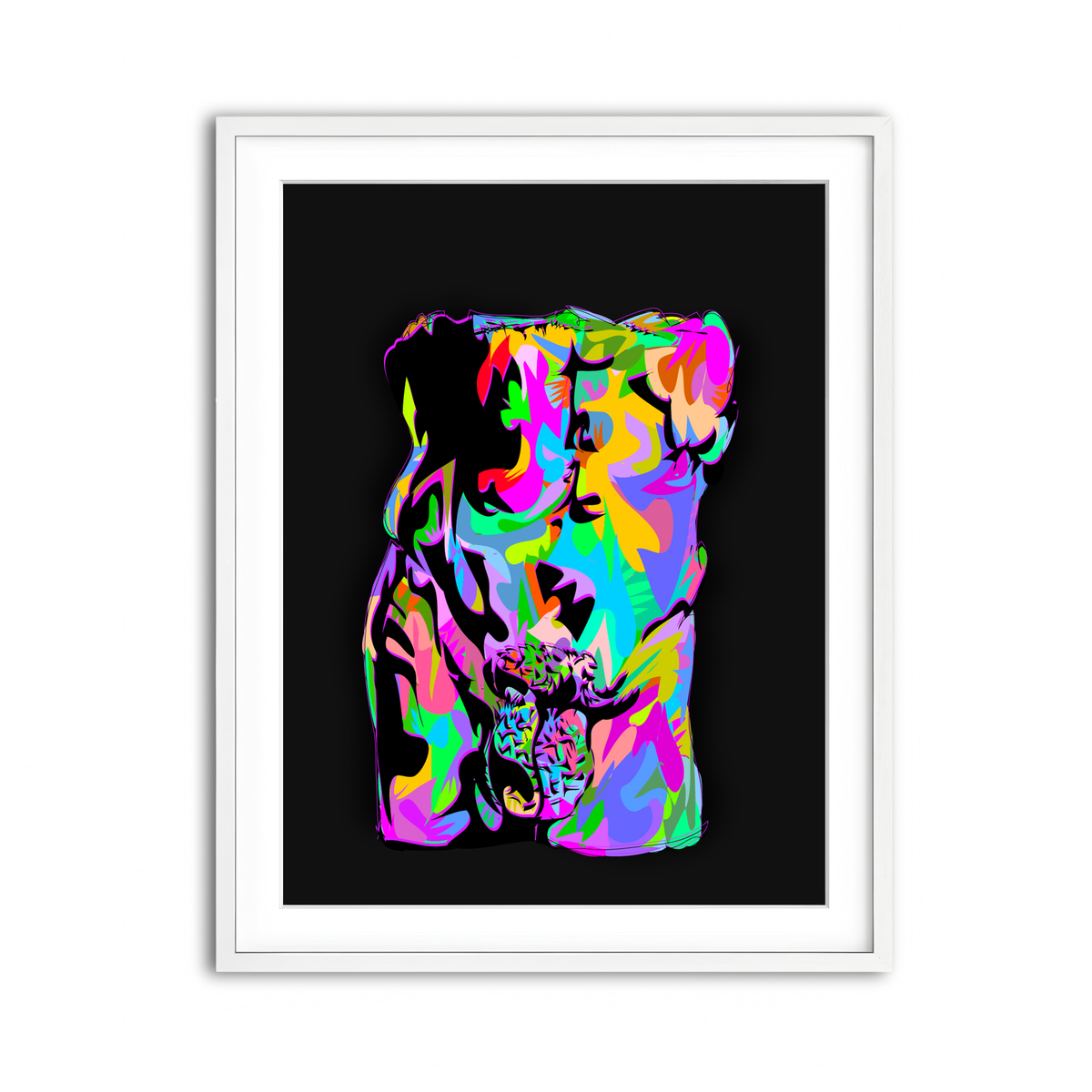 Framed Print 3x4 White