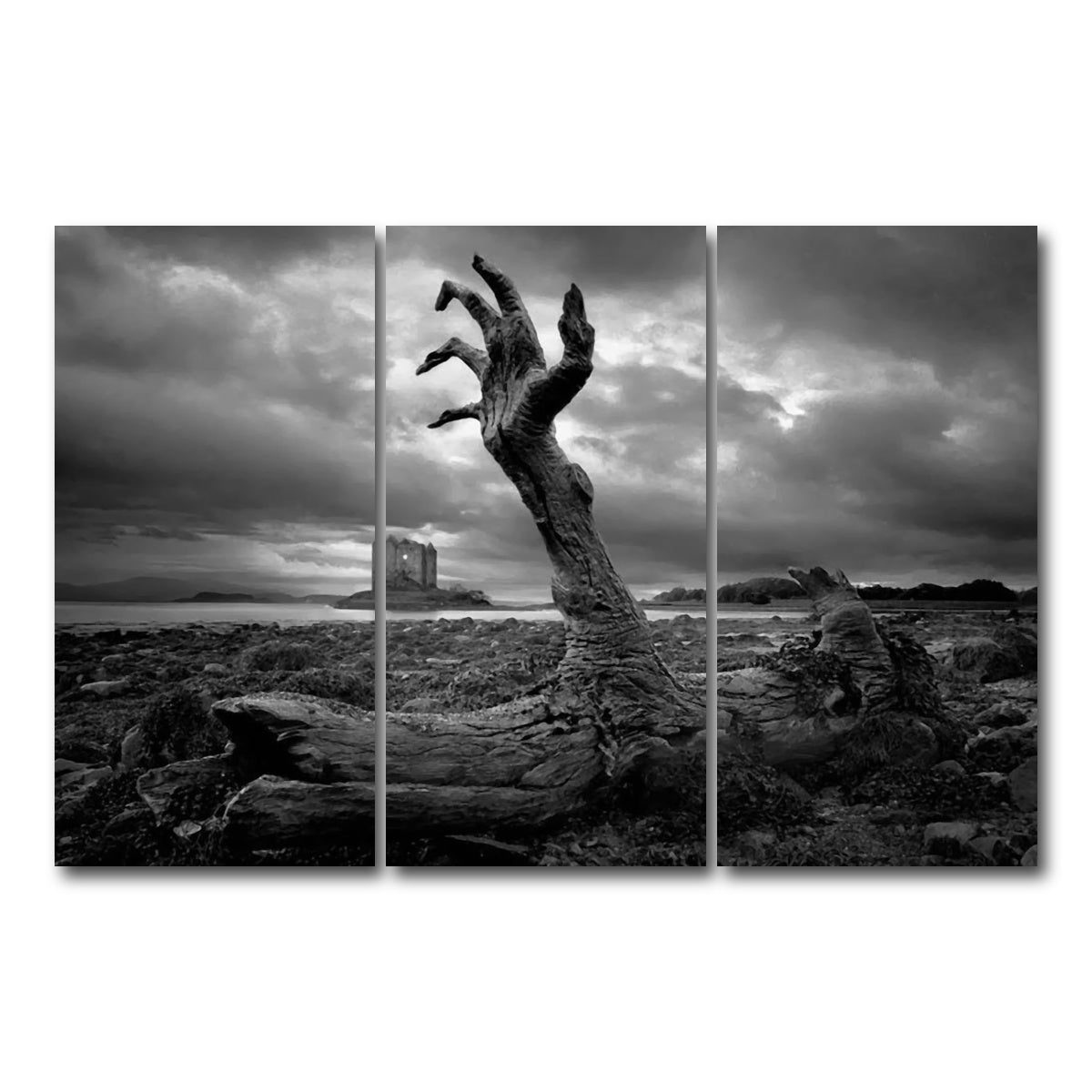 AUTO-MOCKUP WHITE | Branch Hand | 3 Piece | Gallery Wrap Canvas | group=12x24