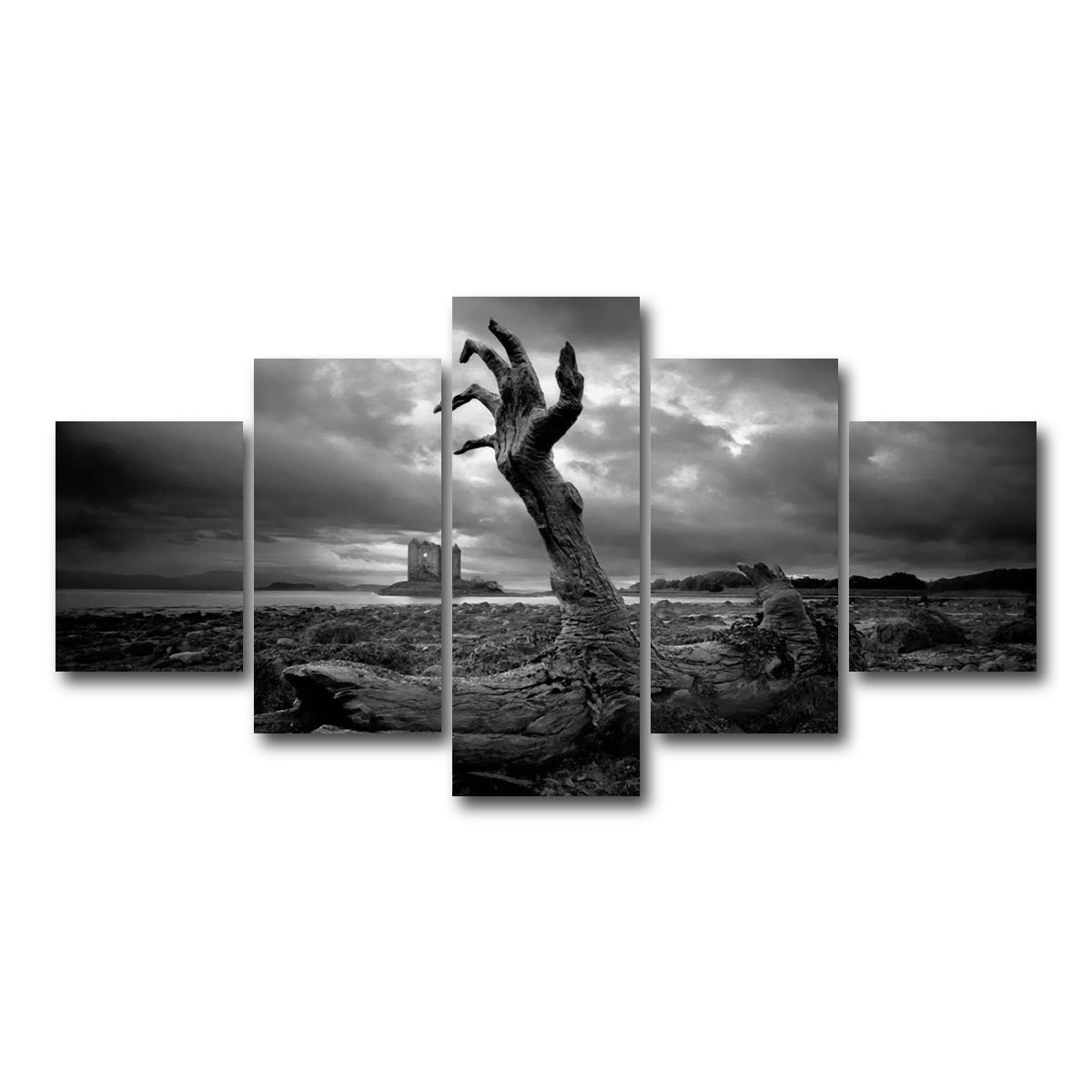 AUTO-MOCKUP WHITE | Branch Hand | 5 Piece | Gallery Wrap Canvas | group=5_short