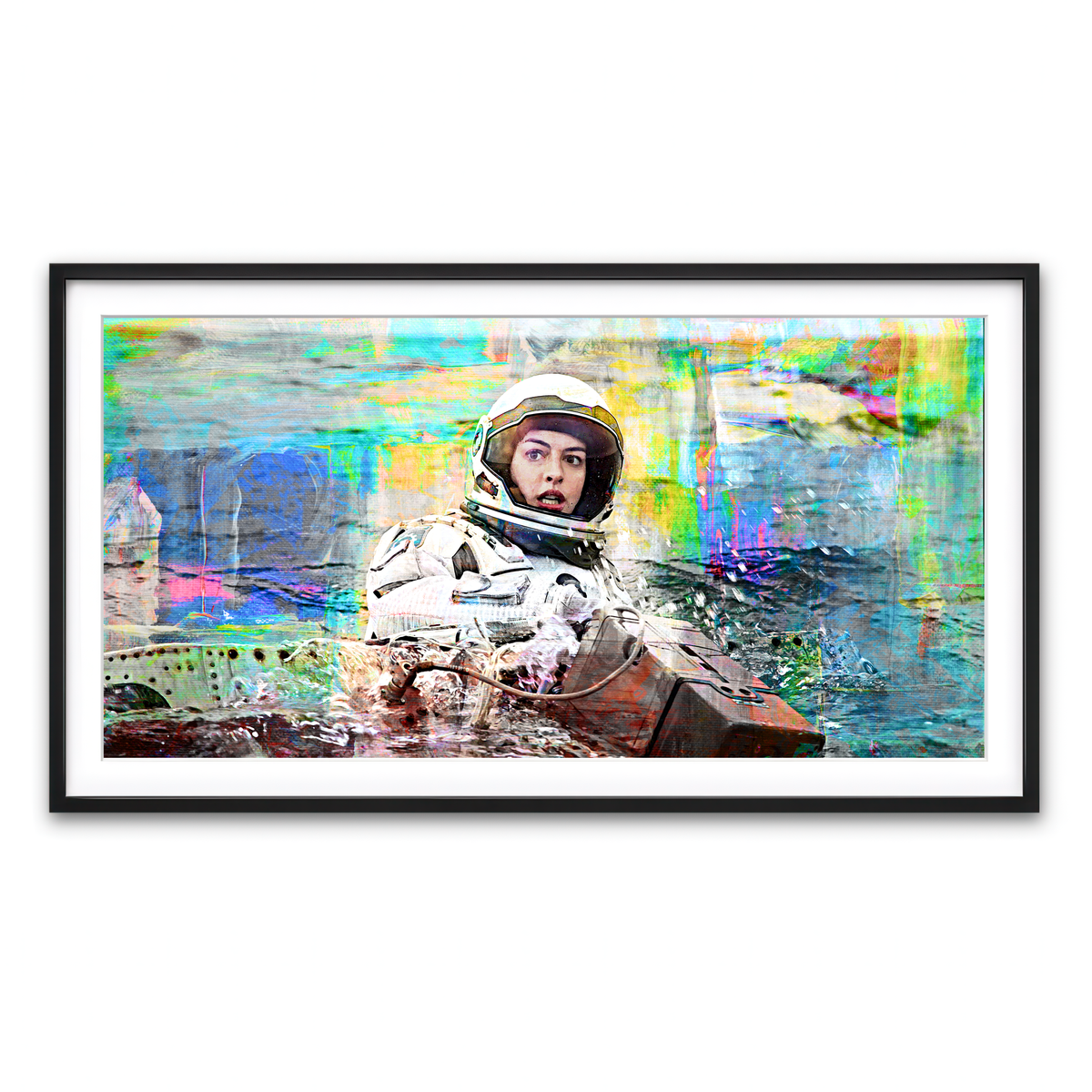 Framed Print 2x1 Black
