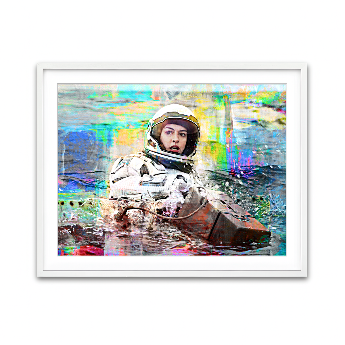 Framed Print 4x3 White