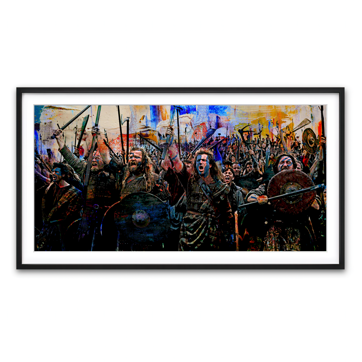 Framed Print 2x1 Black