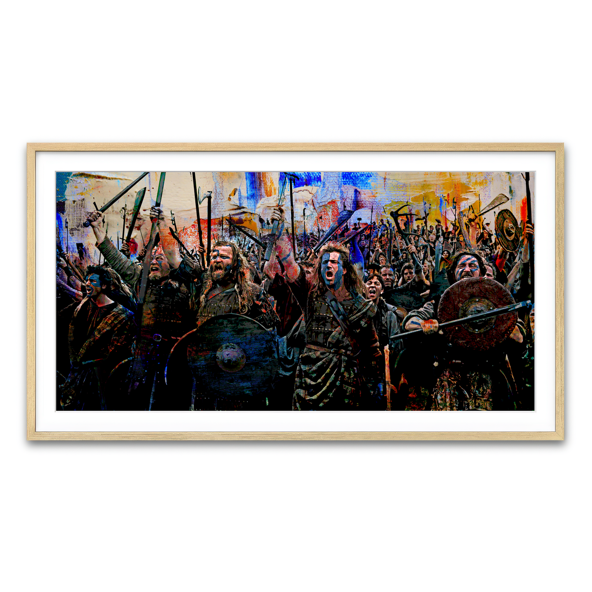 Framed Print 2x1 Natural