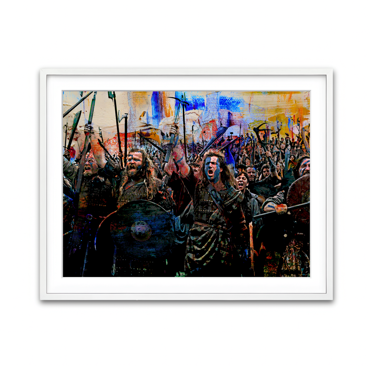 Framed Print 4x3 White