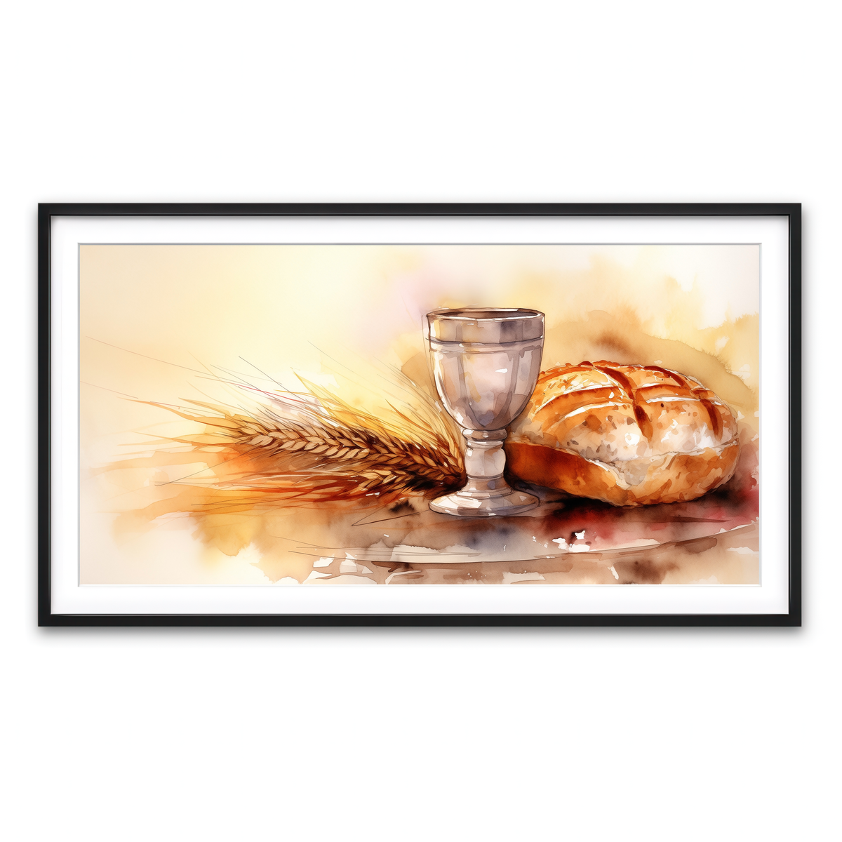 Framed Print 2x1 Black