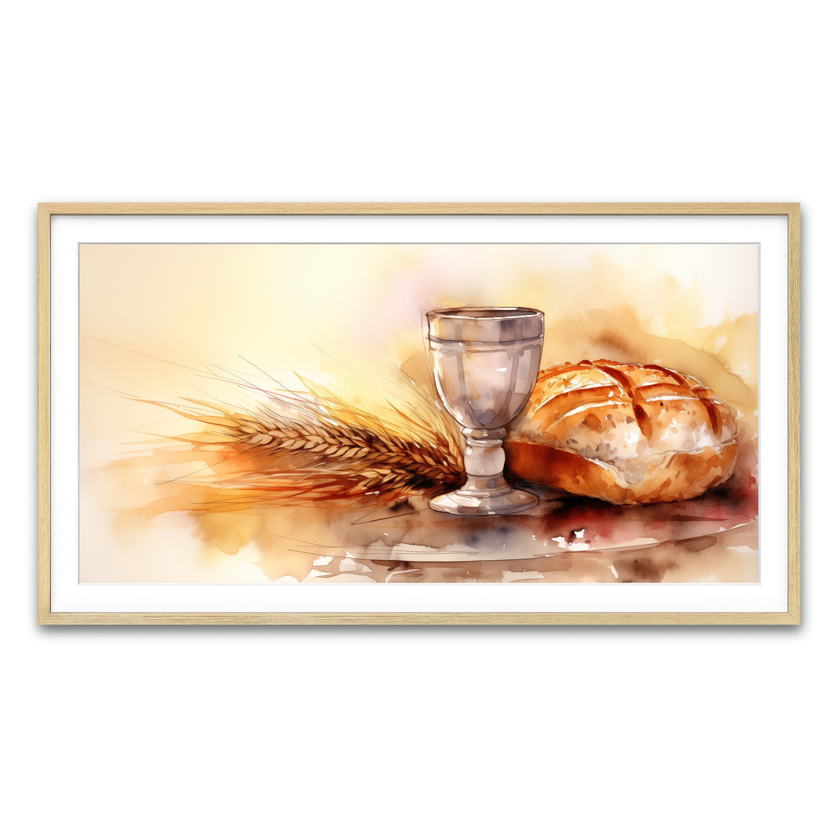 Framed Print 2x1 Natural