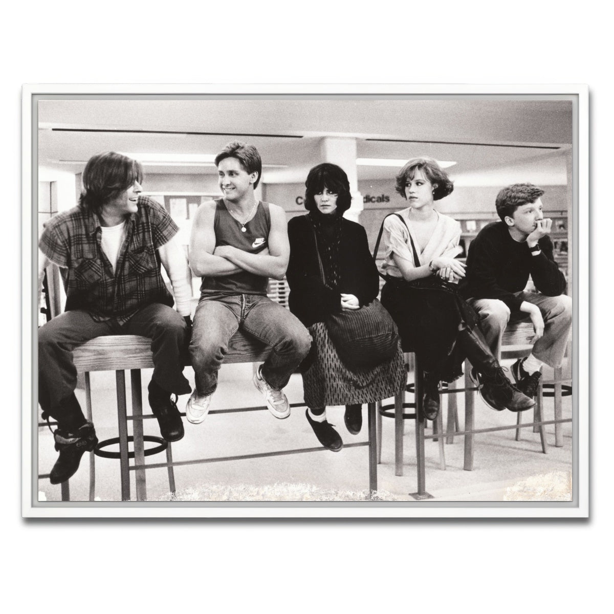AUTO-MOCKUP WHITE | Breakfast Club | 1 Piece | White Framed Canvas | group=4x3