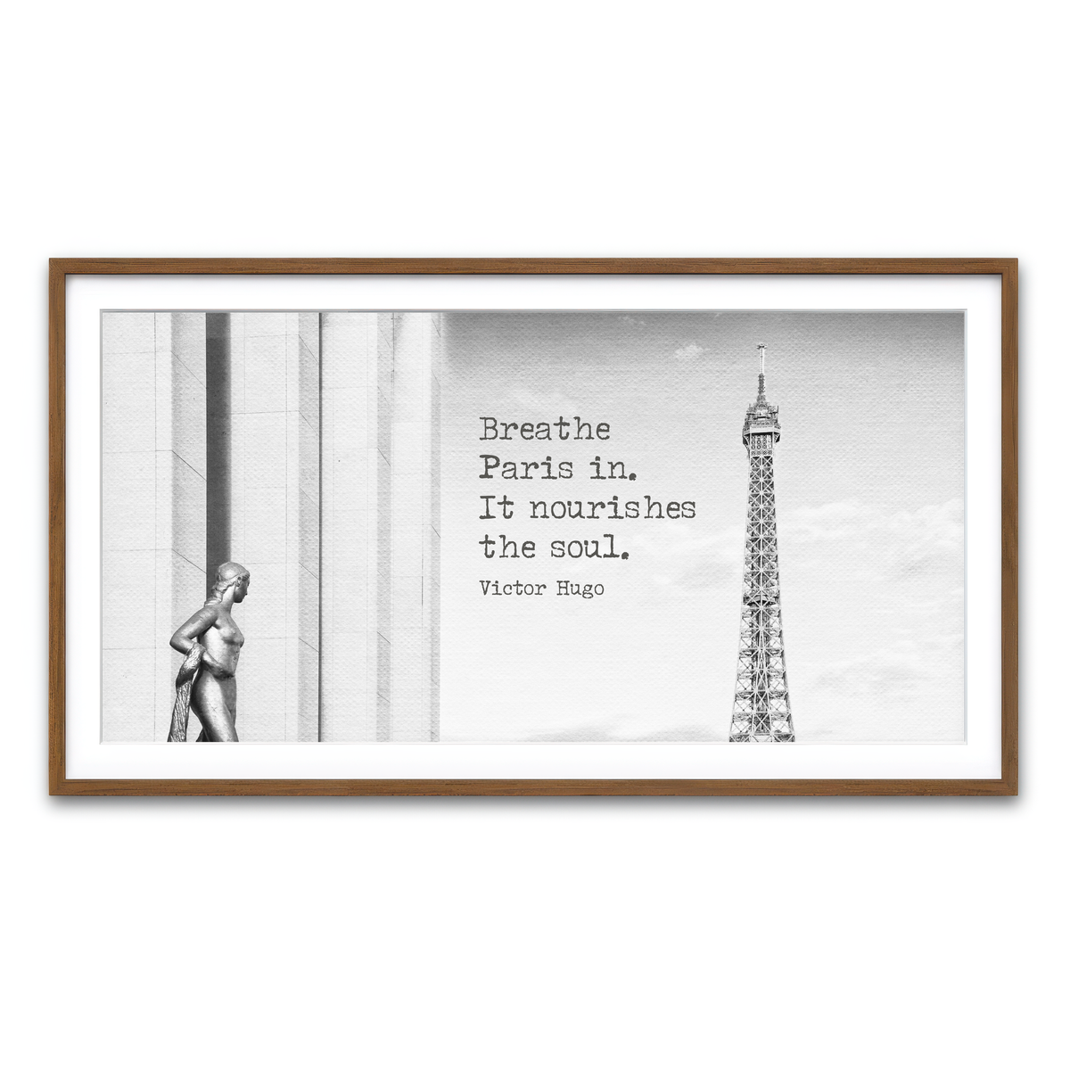 Framed Print 2x1 Walnut