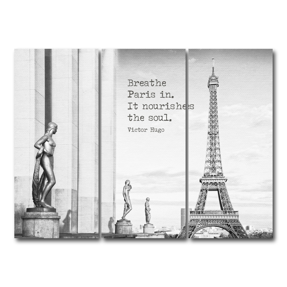 AUTO-MOCKUP WHITE | Breathe Paris in | 3 Piece | Gallery Wrap Canvas | group=8x18