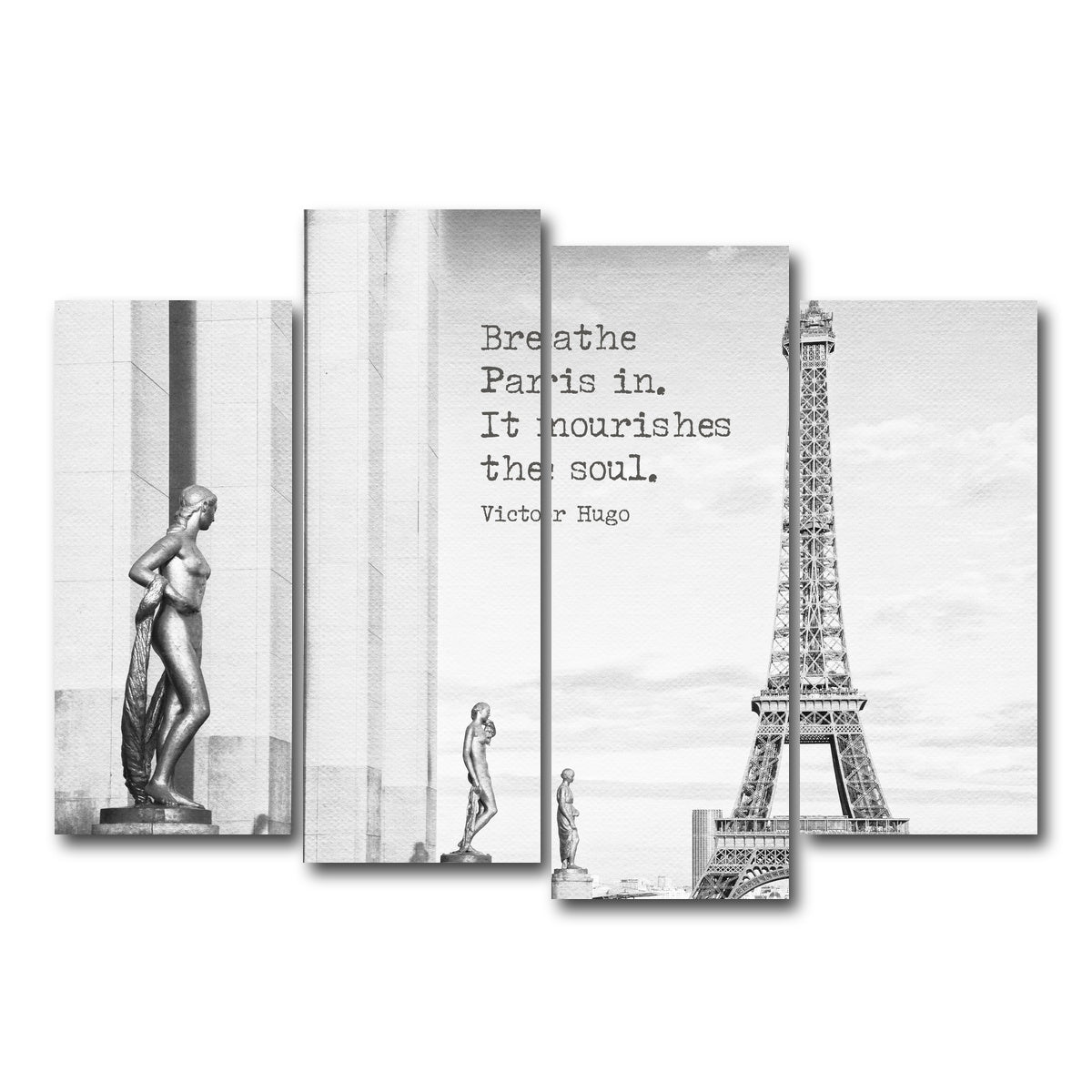 AUTO-MOCKUP WHITE | Breathe Paris in | 4 Piece | Gallery Wrap Canvas | group=4_normal