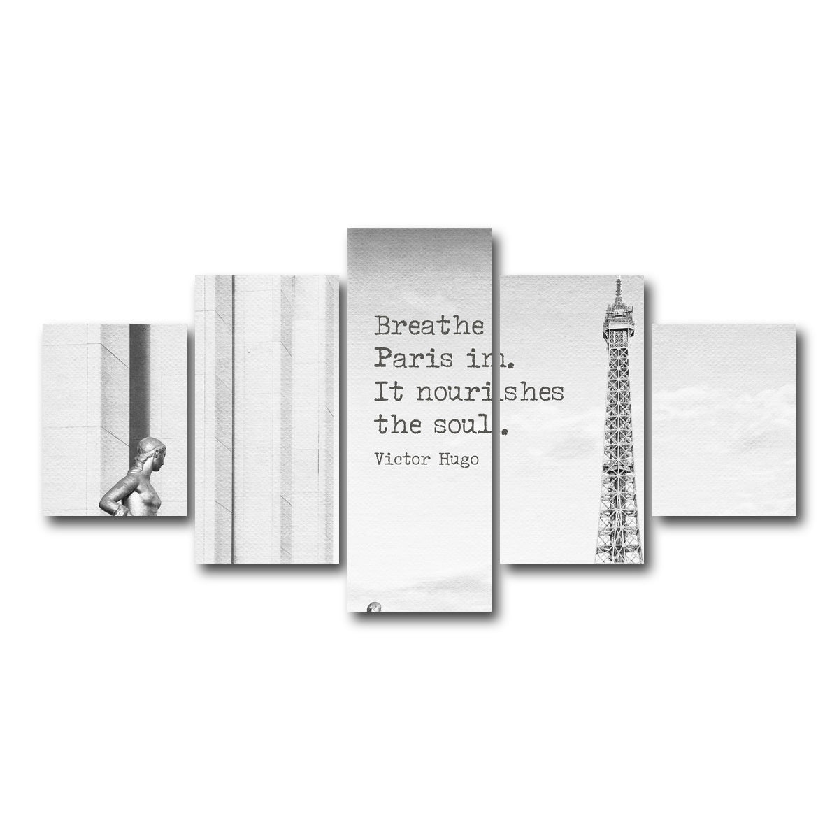 AUTO-MOCKUP WHITE | Breathe Paris in | 5 Piece | Gallery Wrap Canvas | group=5_short