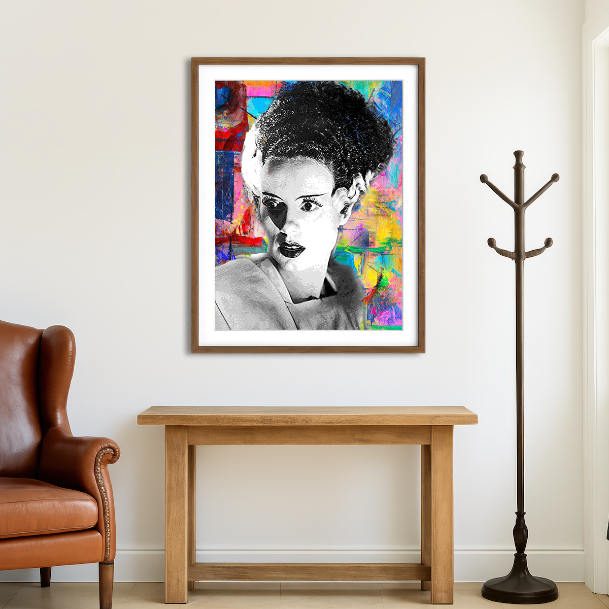 AUTO-MOCKUP ROOM | Bride of Frankenstein Wall Art