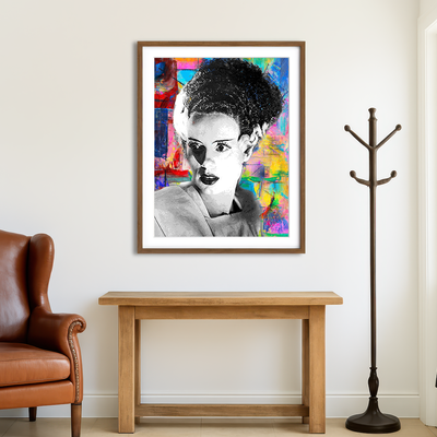AUTO-MOCKUP ROOM | Bride of Frankenstein Wall Art