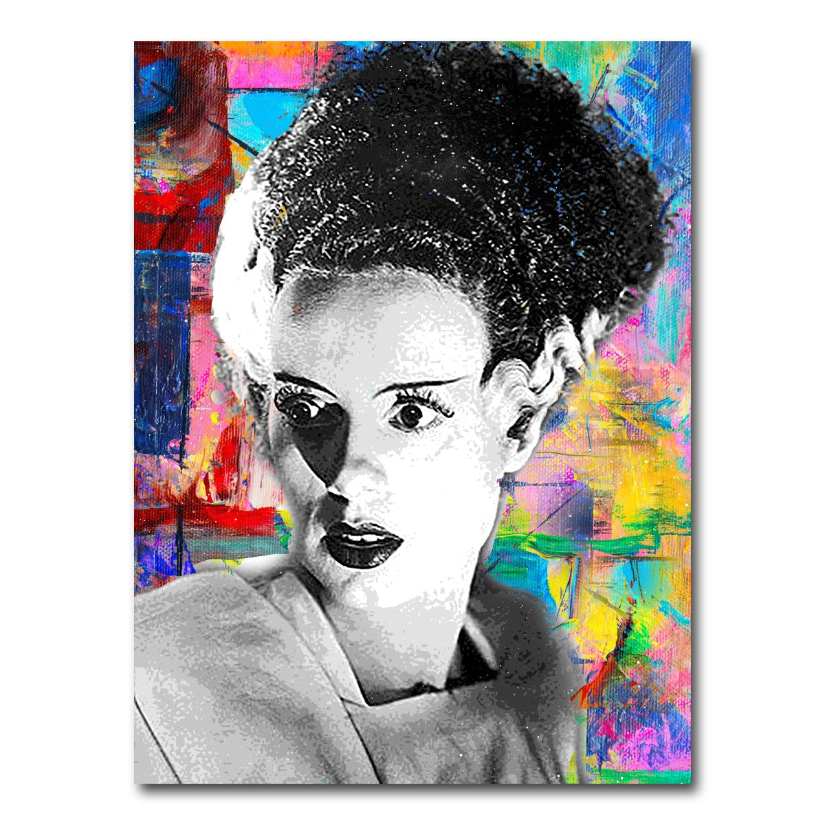 AUTO-MOCKUP WHITE | Bride of Frankenstein | 1 Piece | Gallery Wrap Canvas | group=3x4