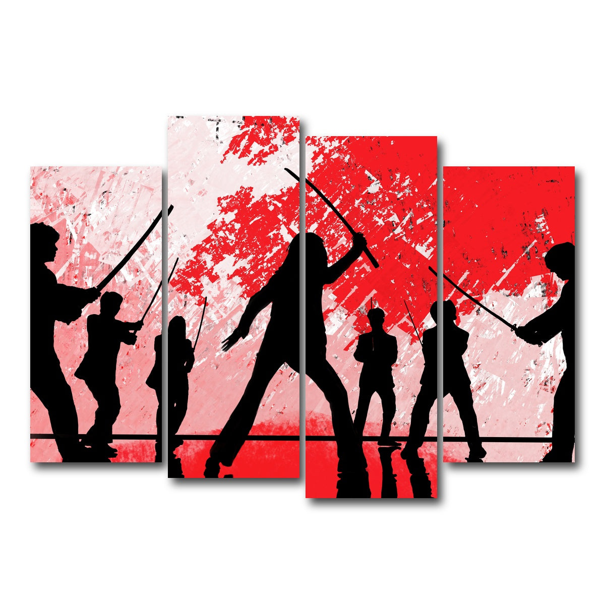 AUTO-MOCKUP WHITE | Bride vs Crazy 88 | 4 Piece | Gallery Wrap Canvas | group=4_normal