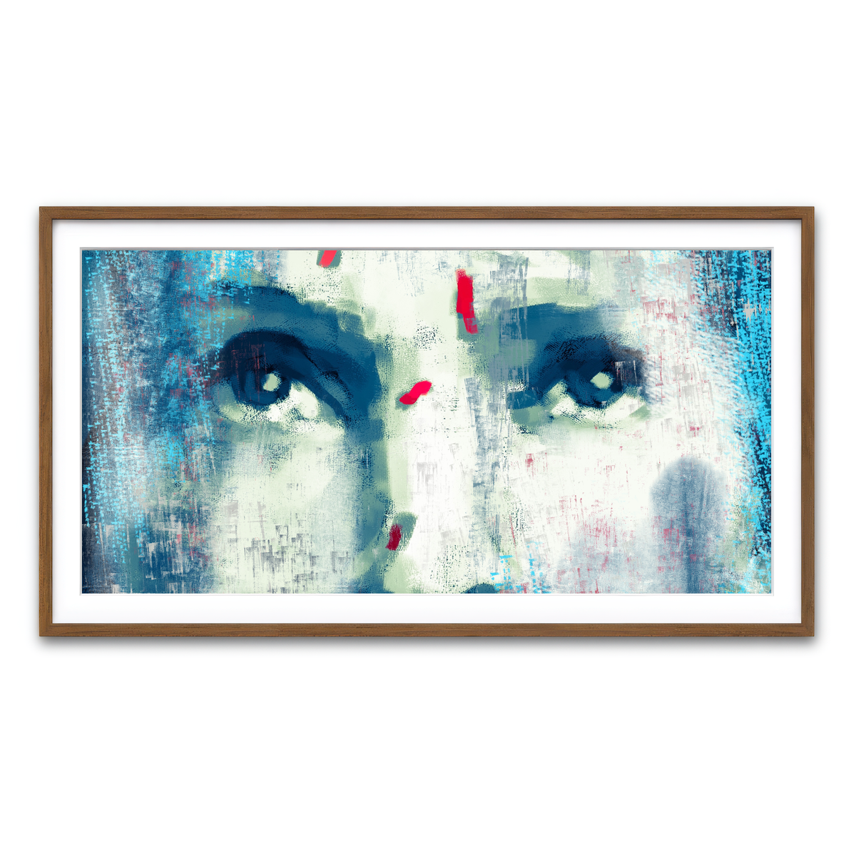 Framed Print 2x1 Walnut