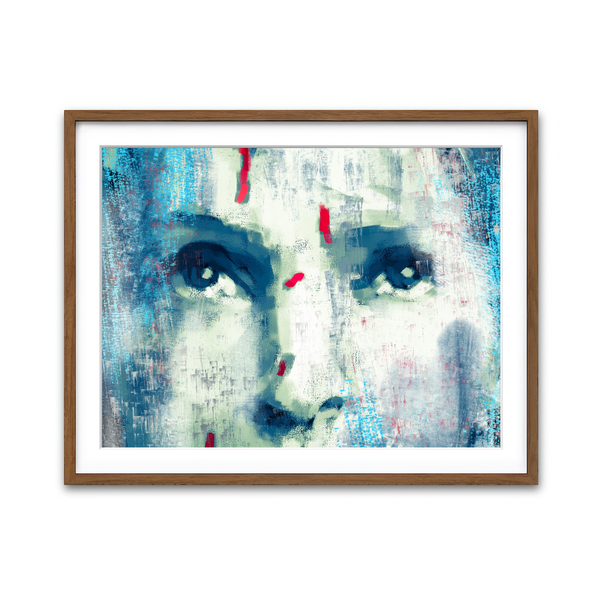 Framed Print 4x3 Walnut