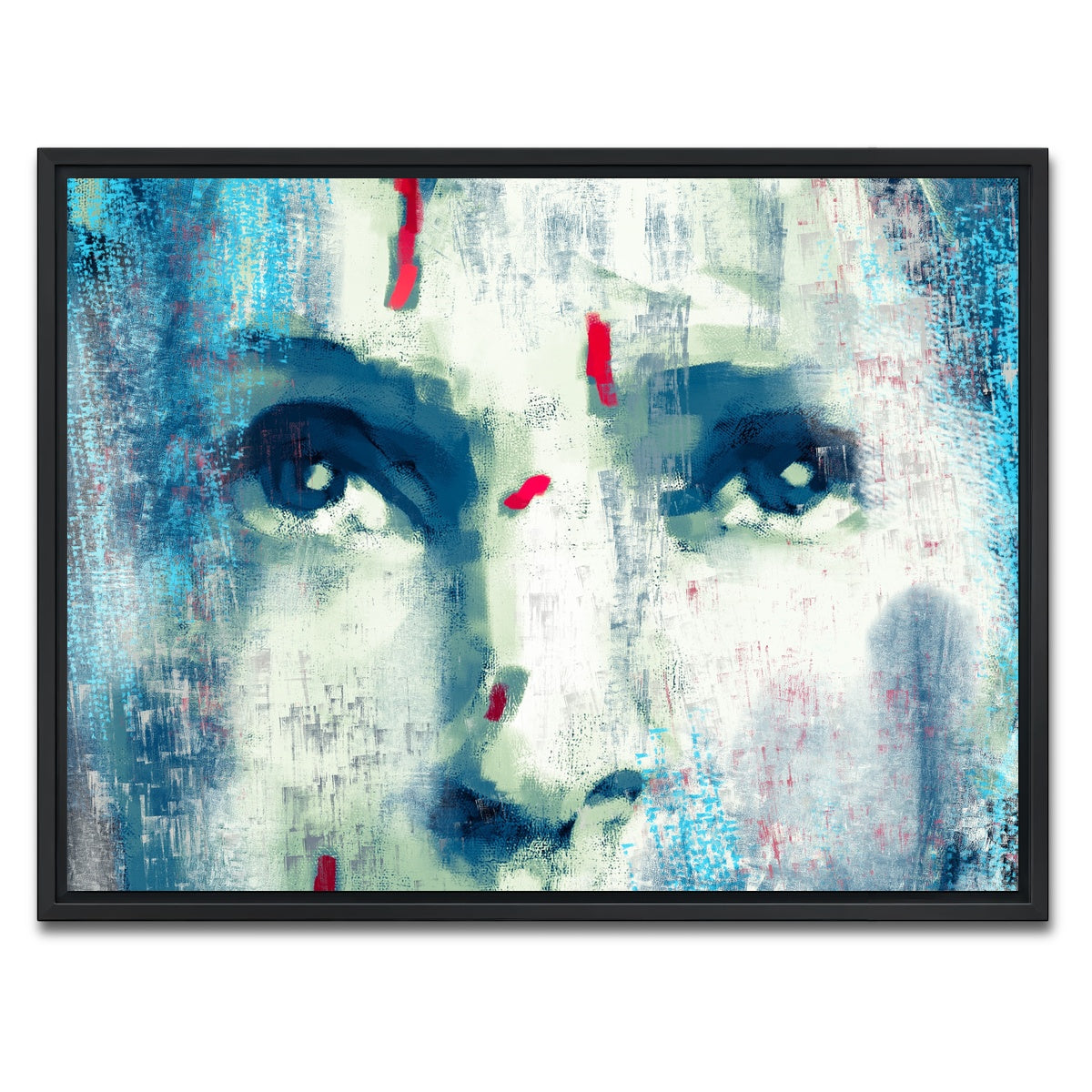AUTO-MOCKUP WHITE | Brides Eyes | 1 Piece | Black Framed Canvas | group=4x3