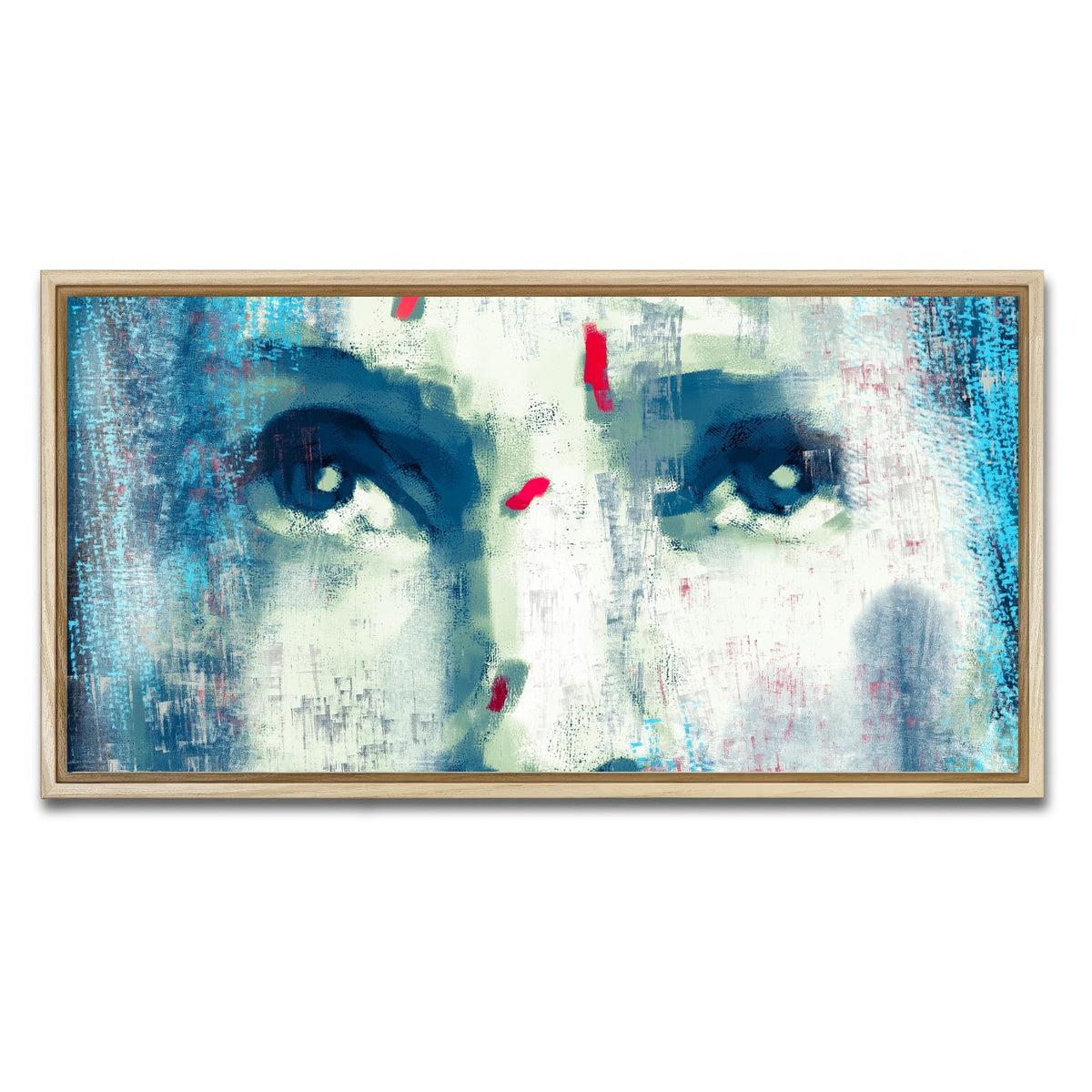 AUTO-MOCKUP WHITE | Brides Eyes | 1 Piece | Natural Framed Canvas | group=2x1