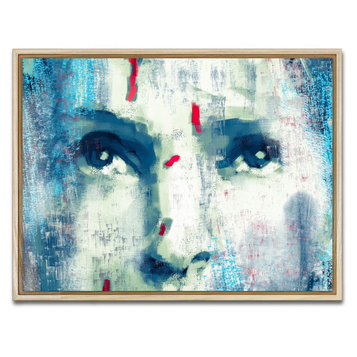 AUTO-MOCKUP WHITE | Brides Eyes | 1 Piece | Natural Framed Canvas | group=4x3
