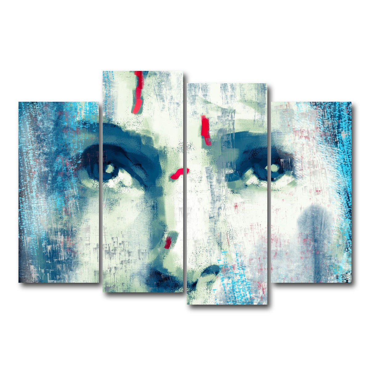 AUTO-MOCKUP WHITE | Brides Eyes | 4 Piece | Gallery Wrap Canvas | group=4_normal