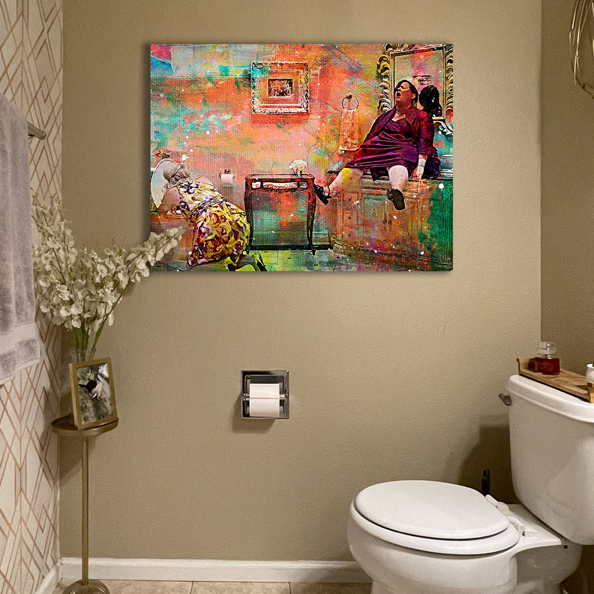 Bridesmaids Get Sick Wall Art