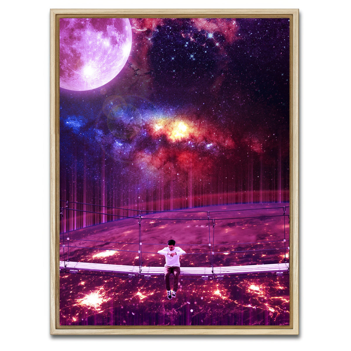 AUTO-MOCKUP WHITE | Bridge Space | 1 Piece | Natural Framed Canvas | group=3x4