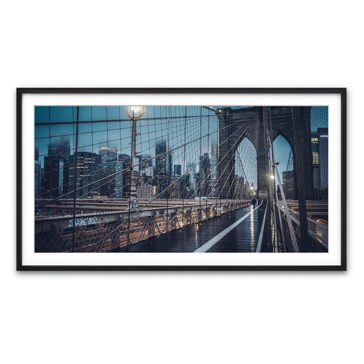 Framed Print 2x1 Black
