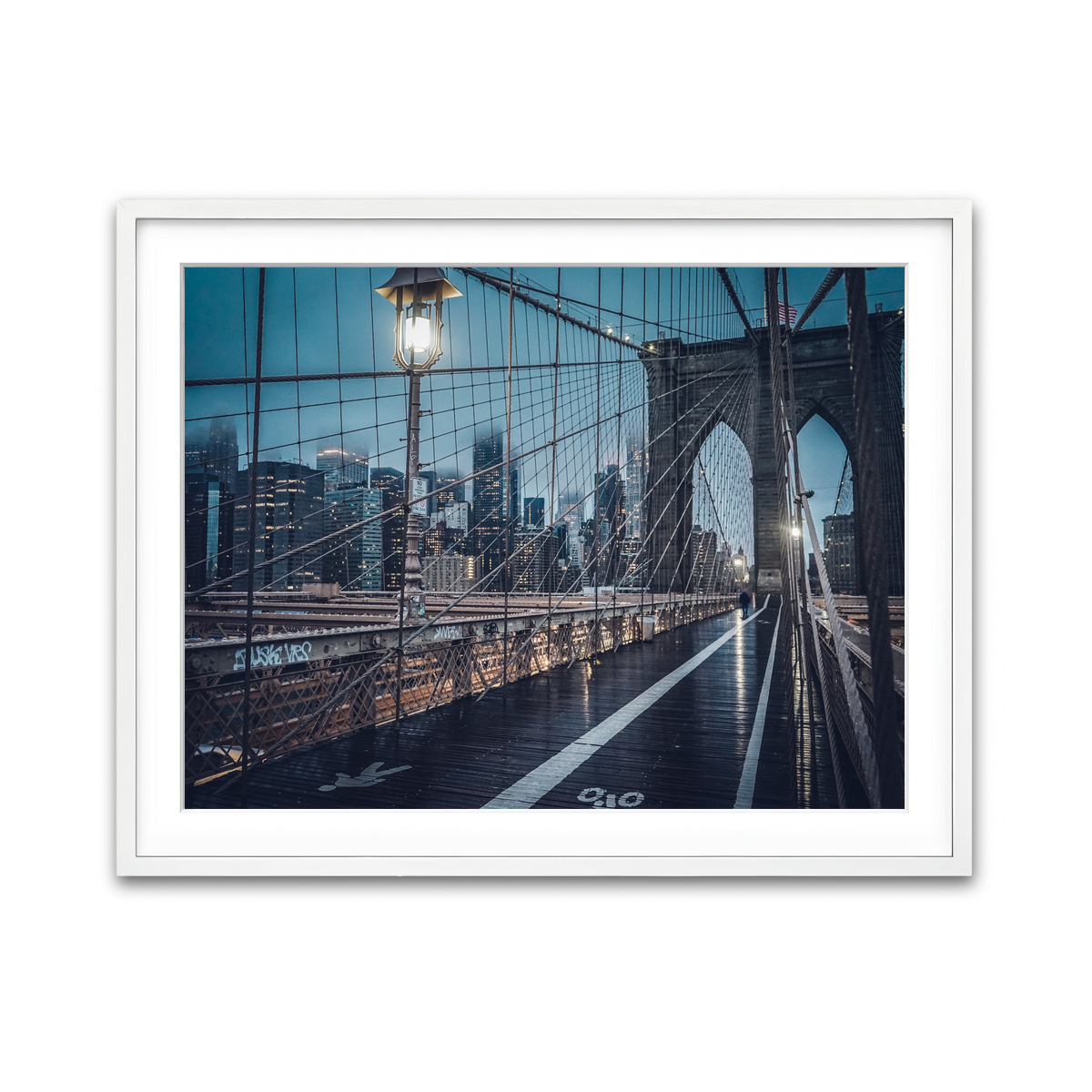 Framed Print 4x3 White