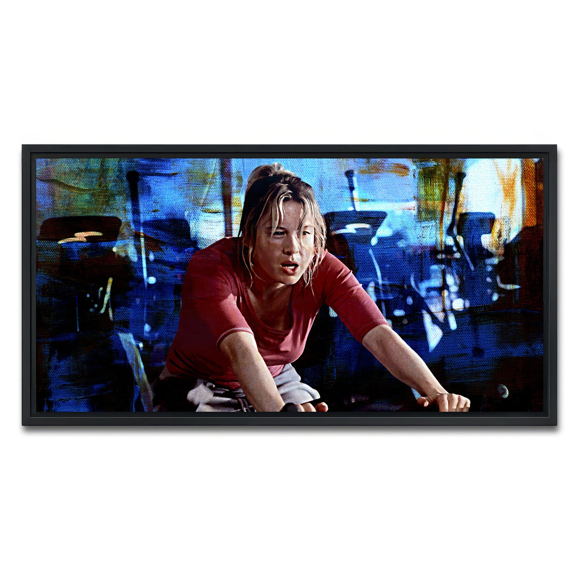 AUTO-MOCKUP WHITE | Bridget Jones Workout | 1 Piece | Black Framed Canvas | group=2x1